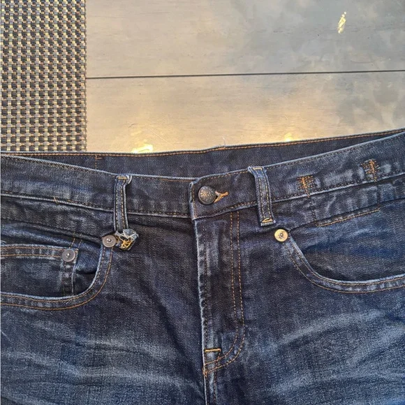 R13 Blue Ankle Cropped Jeans - Picture 7 of 14